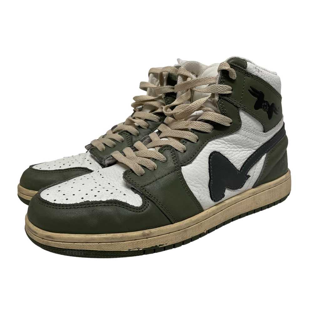 boy air/Low-Sneakers/L/Cotton/WHT/green - image 4