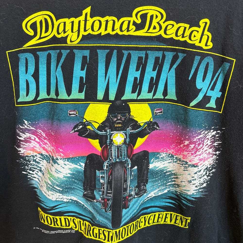 Vtg Daytona Beach Bike Week 1994 Harley Davidson … - image 2