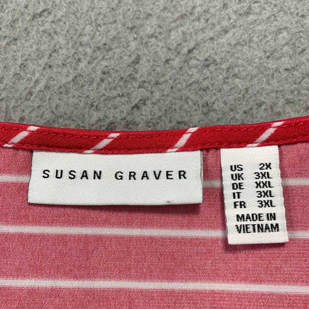 Susan Graver SUSAN GRAVER Blouse Womens 2X Top St… - image 3
