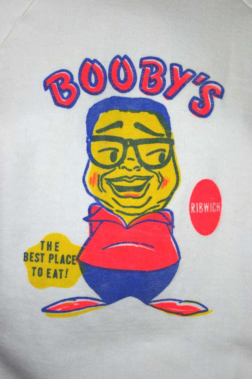 1960s Hanes Wind Shield sweatshirt "Booby's" L-XL - image 2