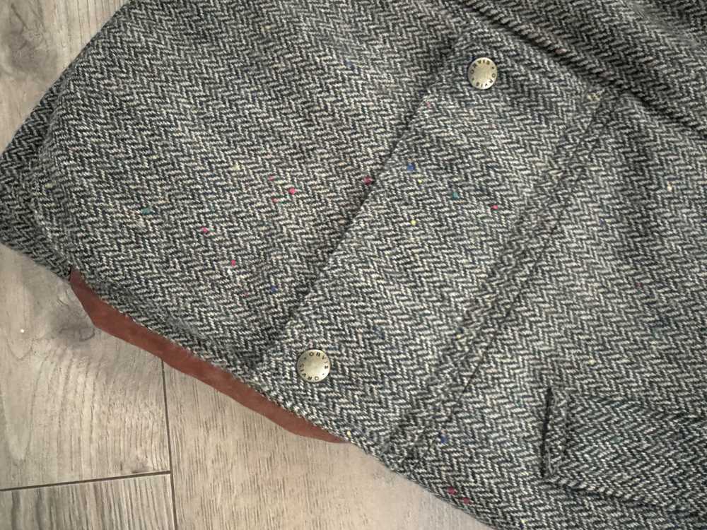Orvis Vintage Orvis Tweed Snap Button Zipper Leat… - image 10