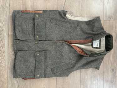 Orvis Vintage Orvis Tweed Snap Button Zipper Leat… - image 1