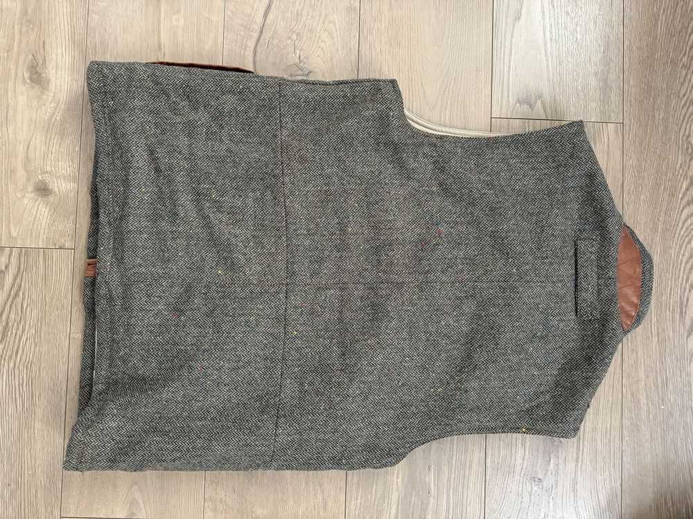 Orvis Vintage Orvis Tweed Snap Button Zipper Leat… - image 5