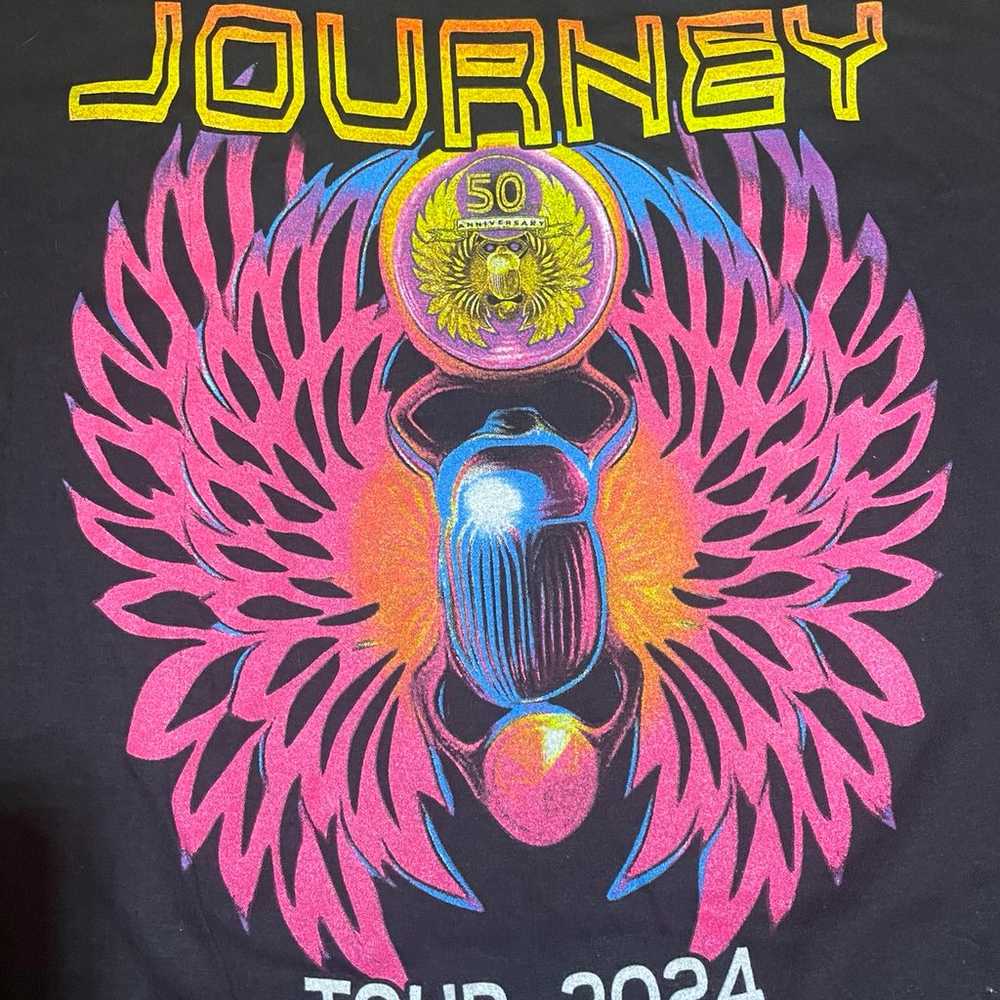 Journey 2024 Music Band Tour Tshirt Size Large - image 3