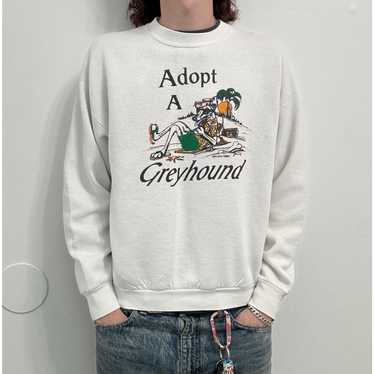 Vintage 90s Adopt A Greyhound Sweatshirt