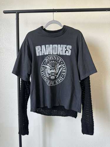 Undercover aw23 ramones reversible sweater