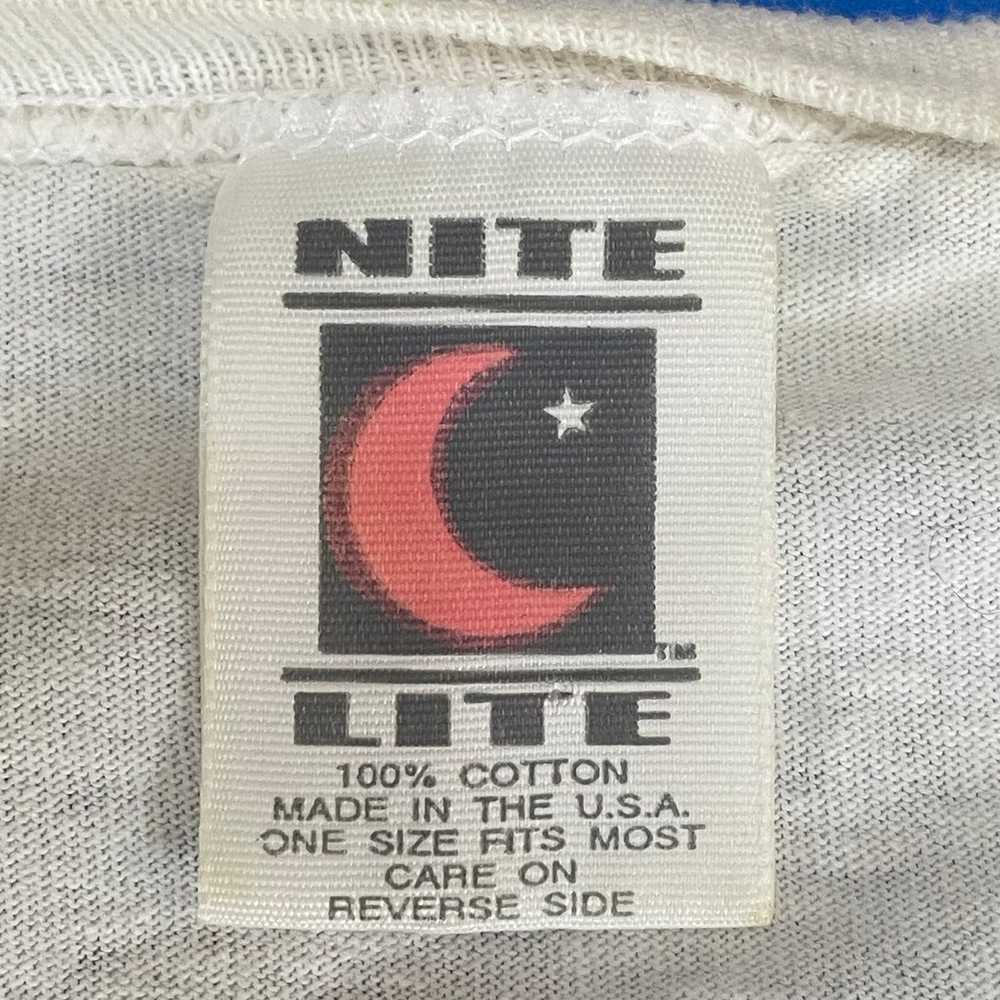 Vintage 90’s Nite Lite Made In USA Tee T Shirt Pa… - image 10