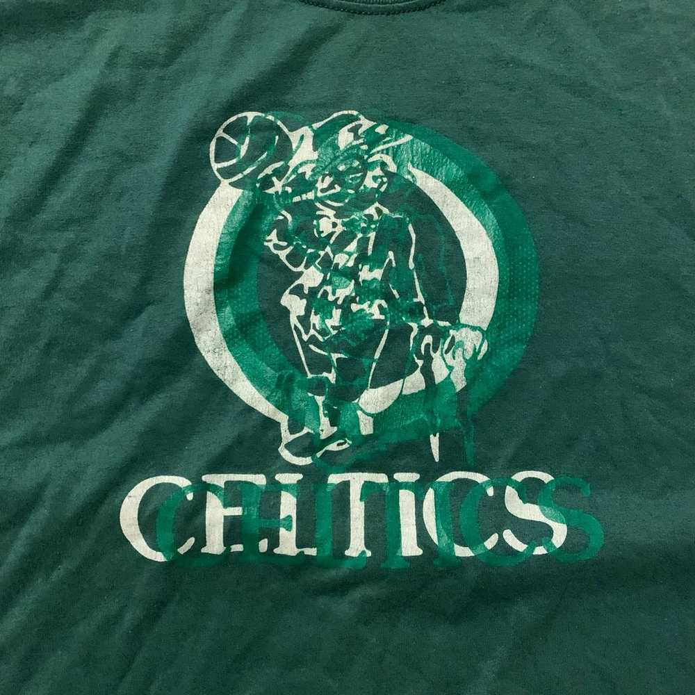 Vintae 1993 Boston Celtics Shirt Triple Logo - image 4