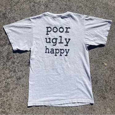 Vintage 90s AVAIL poor ugly happy T-Shirt Men’s M… - image 1