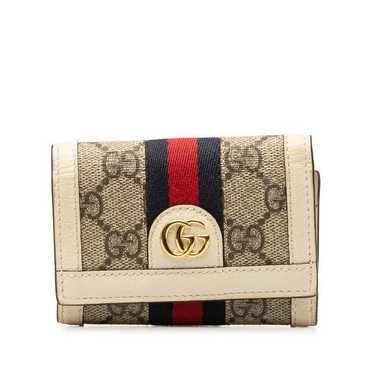 Gucci Gucci GG Supreme Ophidia Bifold Wallet Shor… - image 1