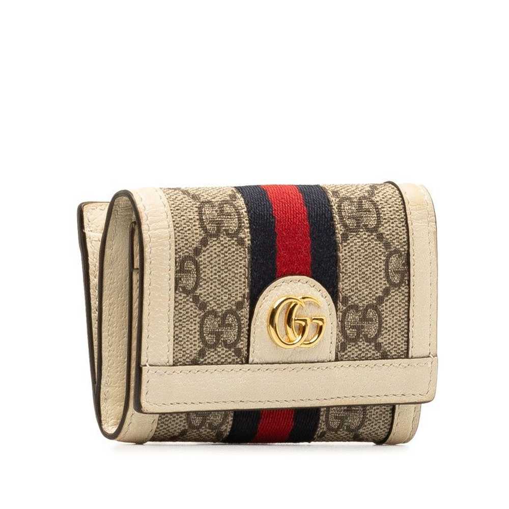 Gucci Gucci GG Supreme Ophidia Bifold Wallet Shor… - image 2
