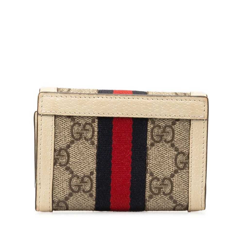 Gucci Gucci GG Supreme Ophidia Bifold Wallet Shor… - image 3