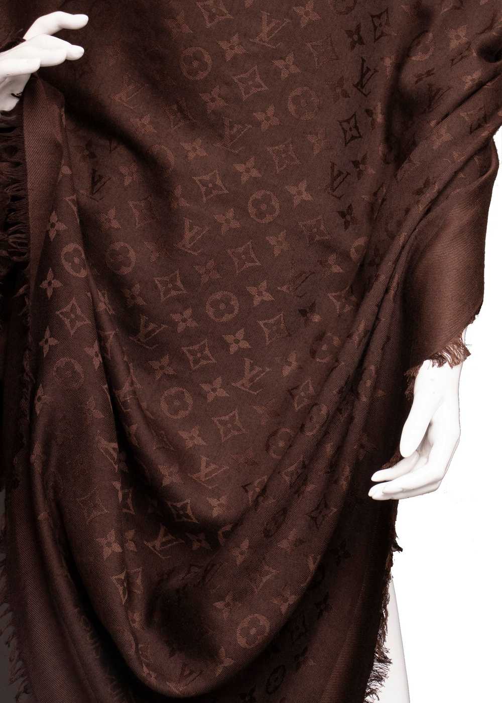 Louis Vuitton Brown Monogram Shawl - image 2