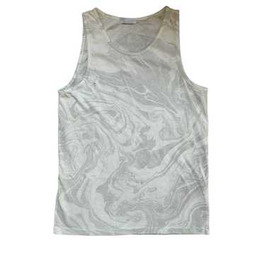 NWOT John Elliot White MARBLE DYE TANK Grey Size S - image 1