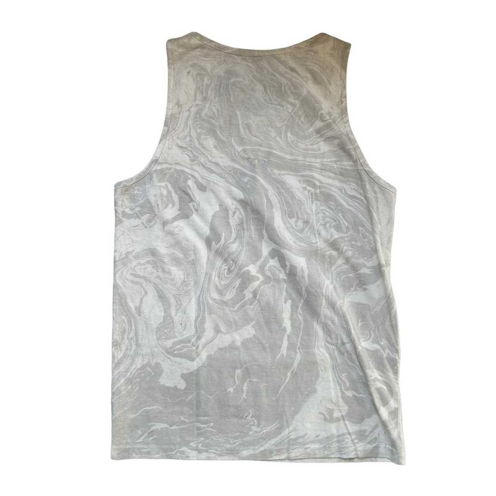 NWOT John Elliot White MARBLE DYE TANK Grey Size S - image 3