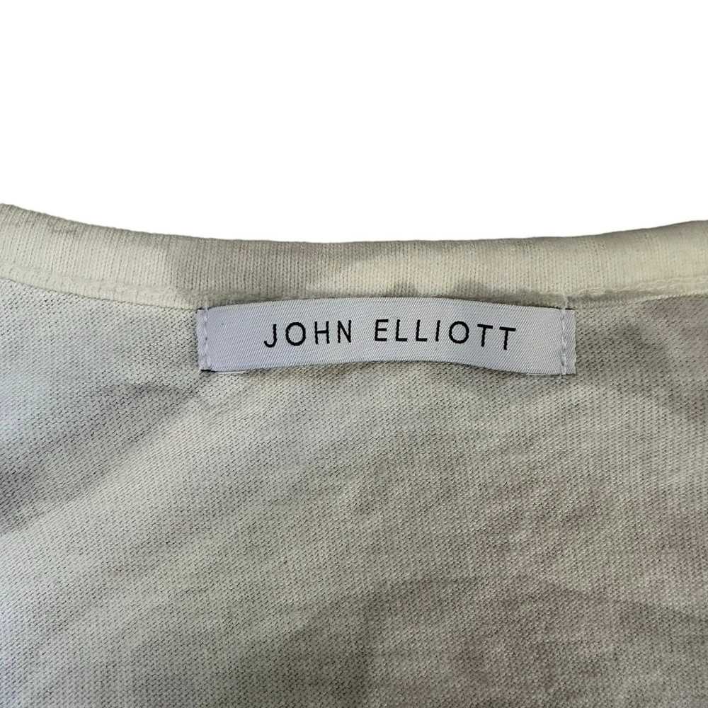 NWOT John Elliot White MARBLE DYE TANK Grey Size S - image 4