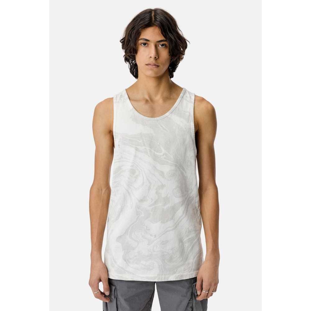 NWOT John Elliot White MARBLE DYE TANK Grey Size S - image 6