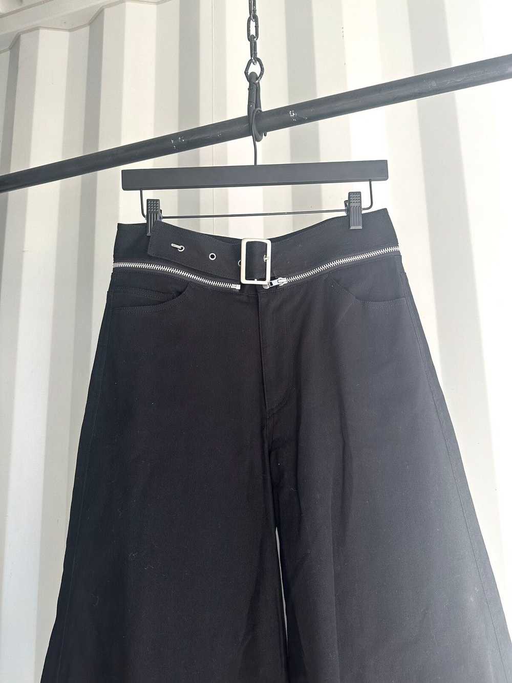 Jean Paul Gaultier × Vintage Wide Leg Belted Pants - image 2