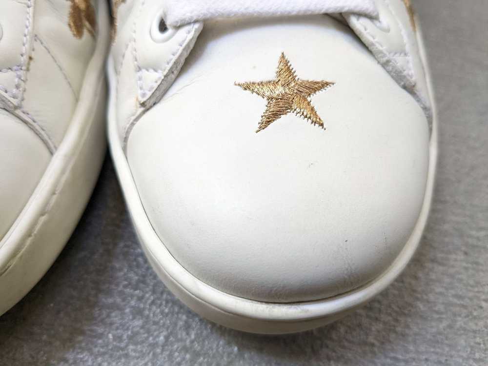 Gucci Gucci Ace Sneakers Bees Stars 9 White Leath… - image 3
