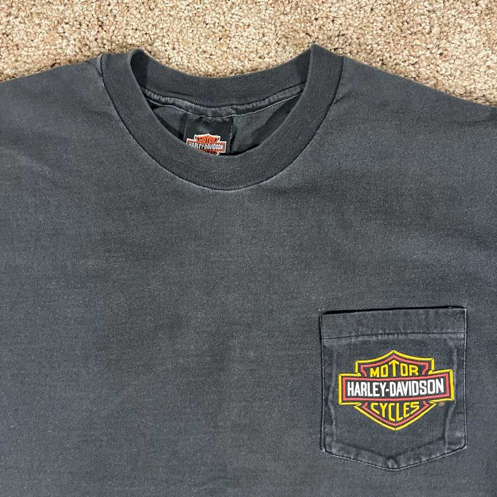 Vintage Harley Davidson Shirt Mens XL 90s Chicago… - image 2