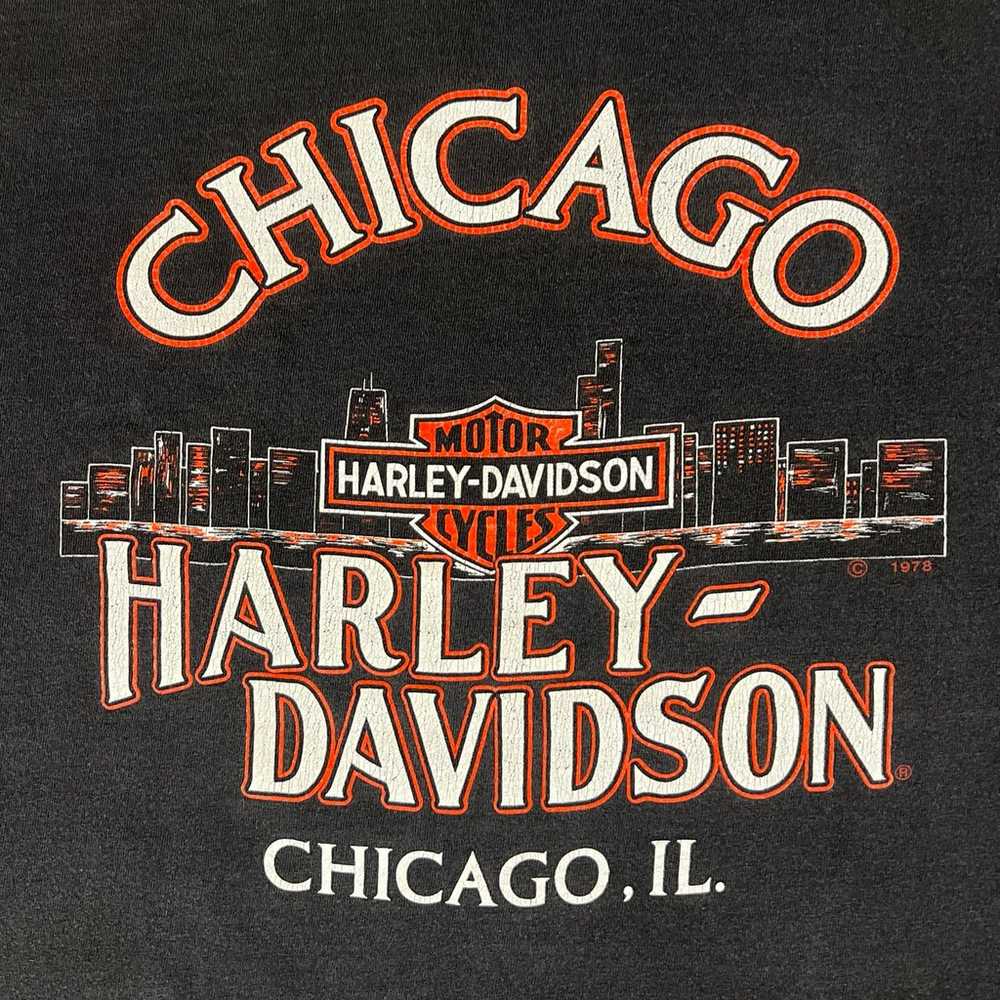 Vintage Harley Davidson Shirt Mens XL 90s Chicago… - image 6