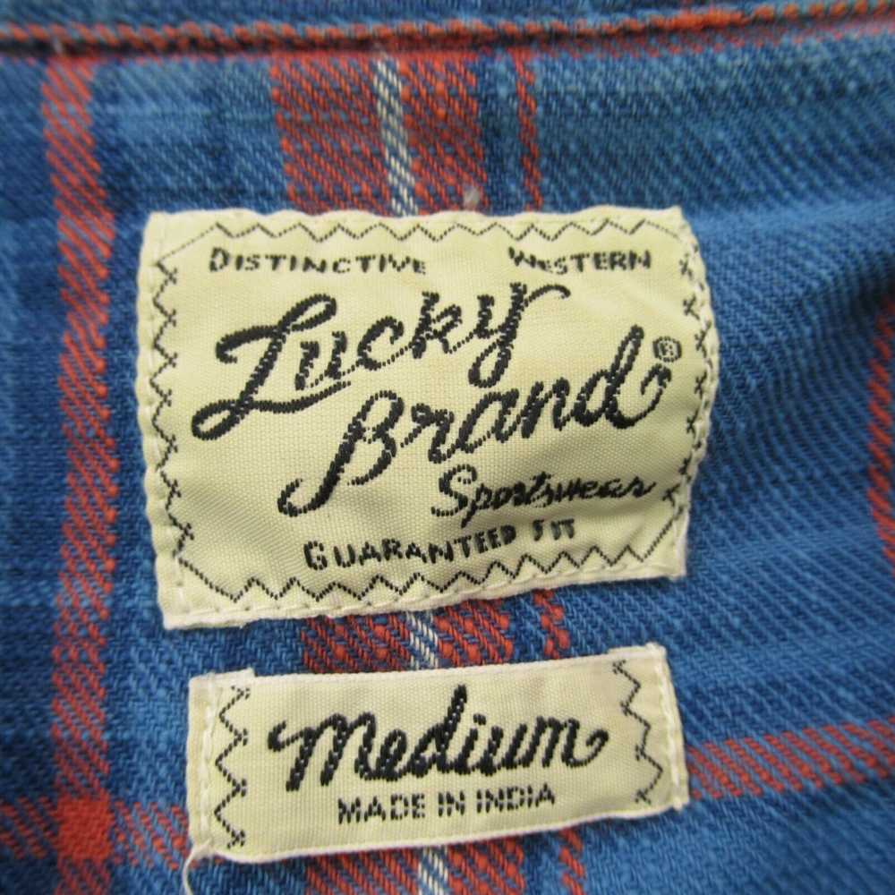 Lucky Brand Lucky Brand Shirt Mens Medium Plaid L… - image 3