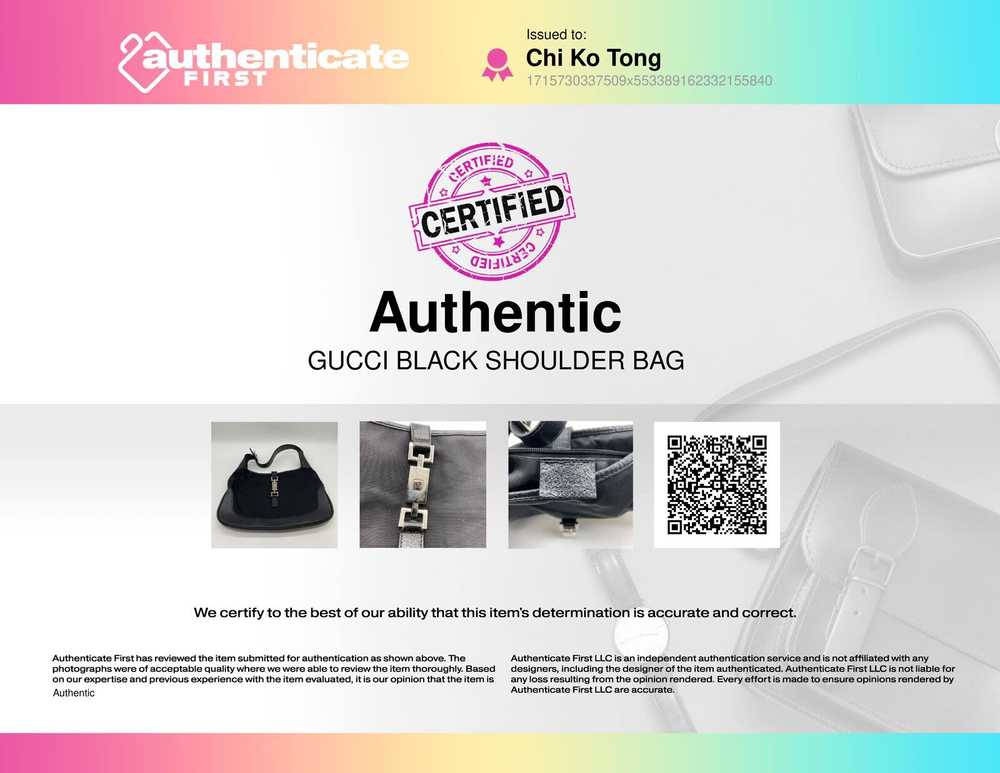 Gucci Black Shoulder Bag - image 6