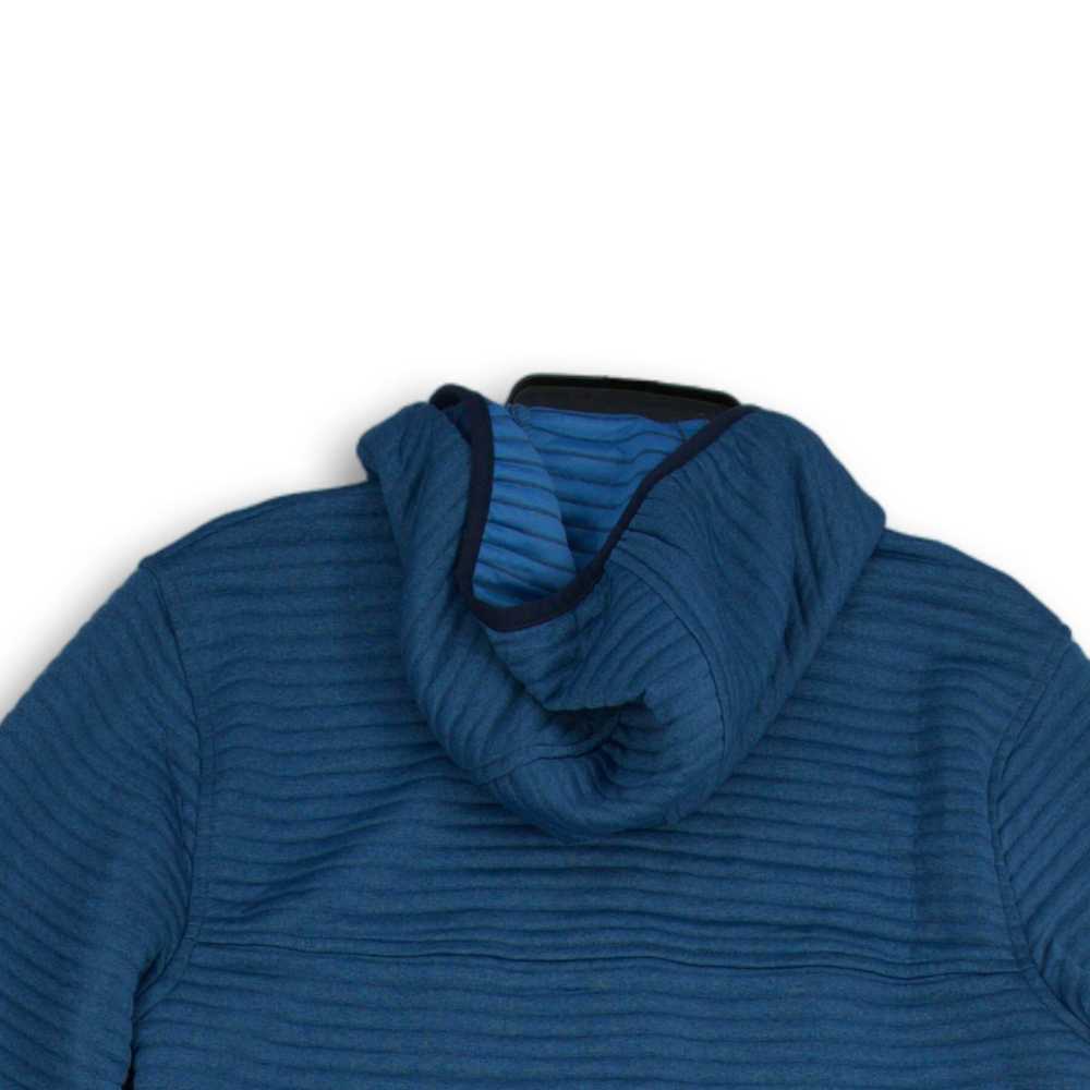 L.L. Bean L. L. Bean Mens Blue Long Sleeve Hooded… - image 4