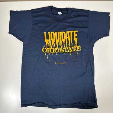 Vintage 1977 Liquidate Ohio State Shirt XLarge