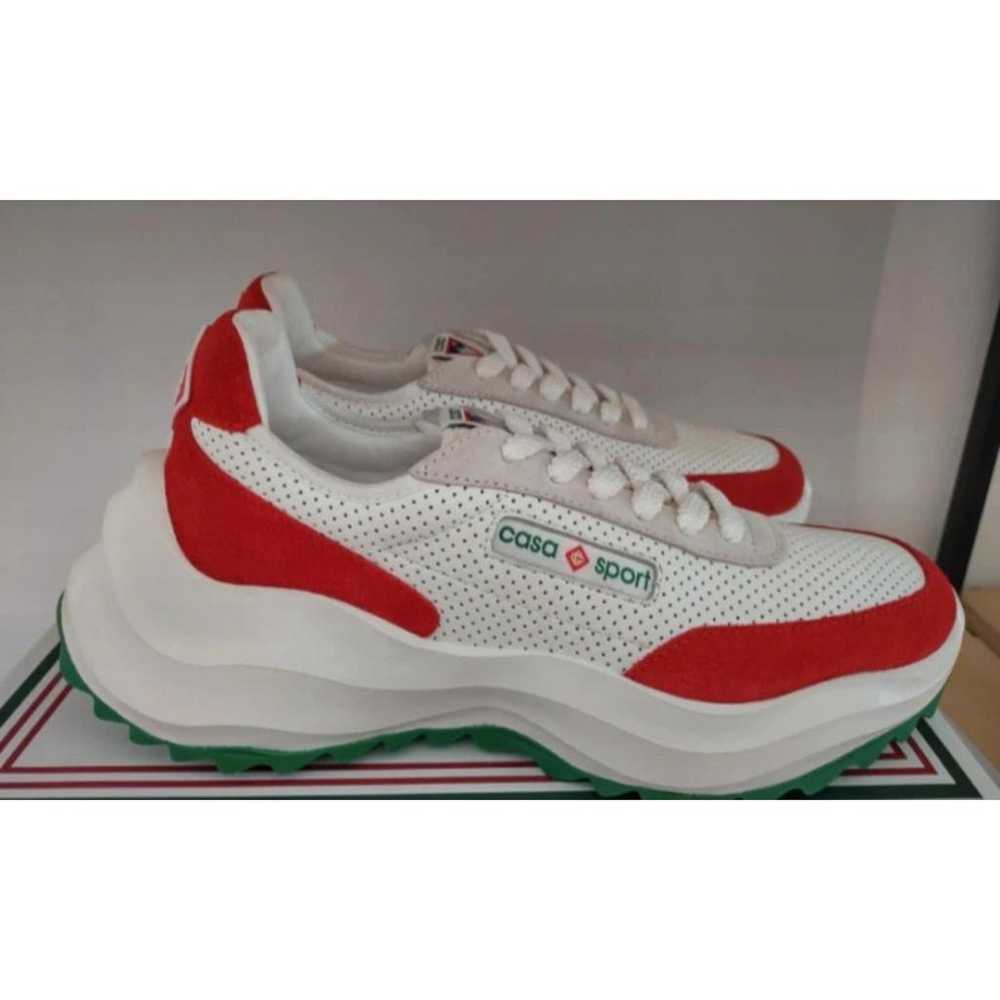 Casablanca Leather low trainers - image 3