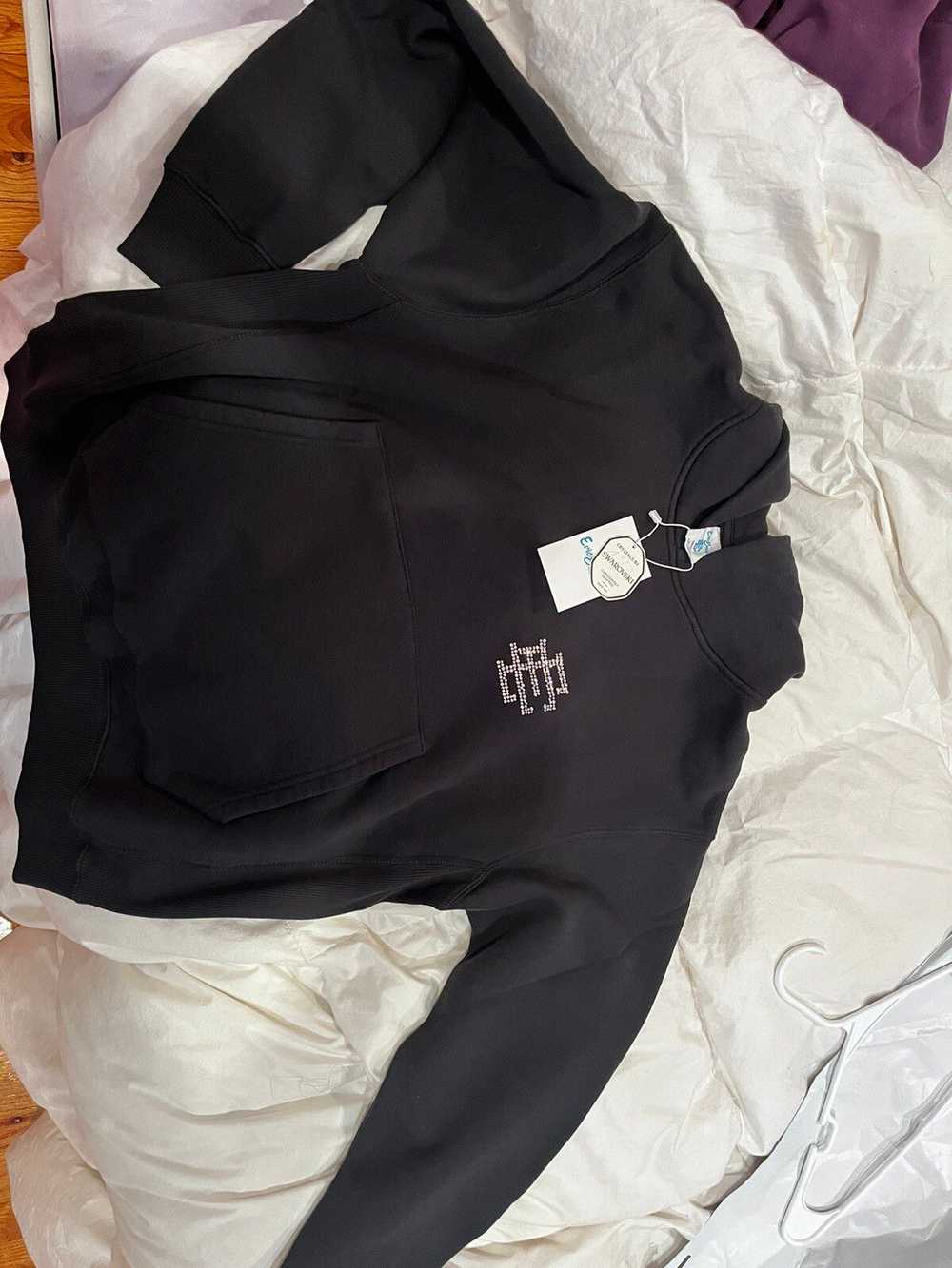 Eric Emanuel Eric Emanuel swarovski black hoodie - image 2