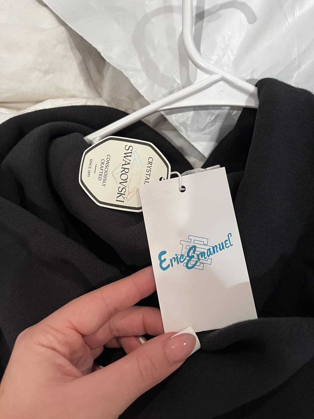 Eric Emanuel Eric Emanuel swarovski black hoodie - image 5
