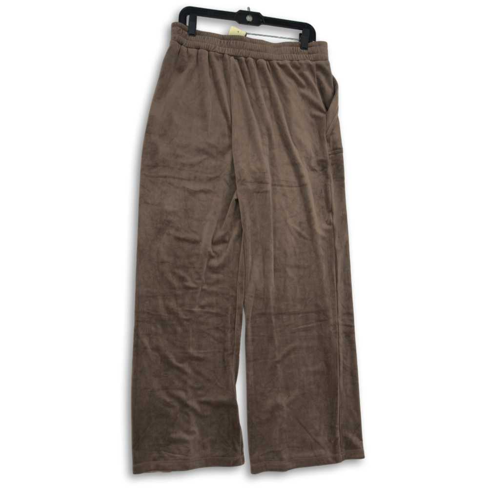 NWT Ever Eve Womens Brown Slash Pocket Wide Leg P… - image 2