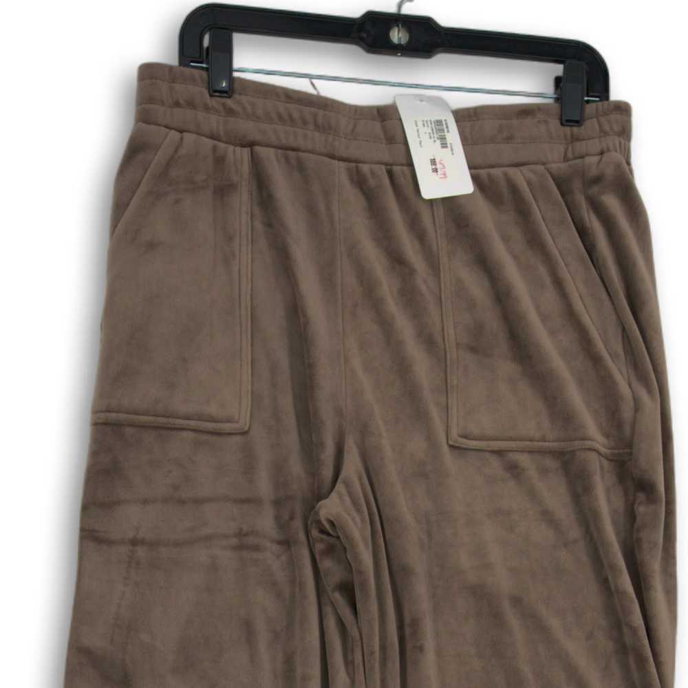 NWT Ever Eve Womens Brown Slash Pocket Wide Leg P… - image 3