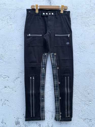 UNDERCOVER アンダーカバー 22AW 後ろ裾ZIP スリムスラックス