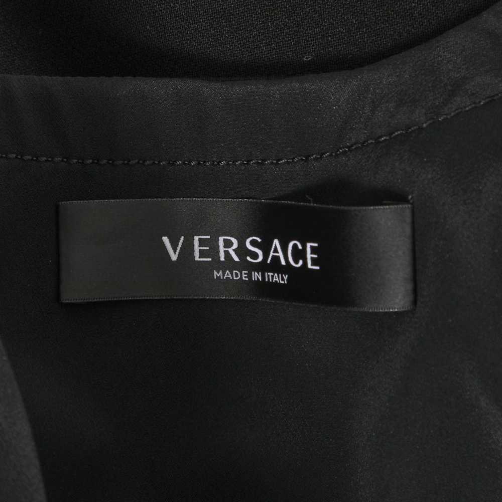 Versace Wool mini dress - image 3