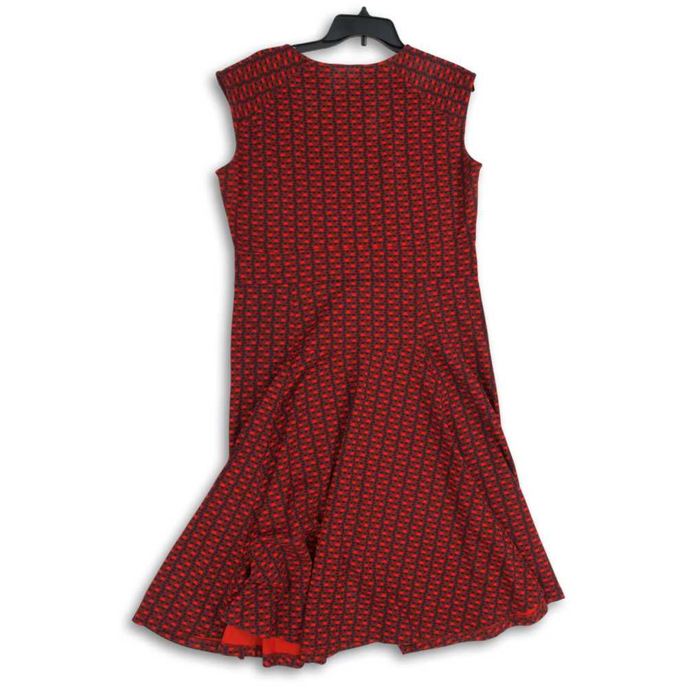 Lands' End Land's End Womens Red Geometric Sleeve… - image 2