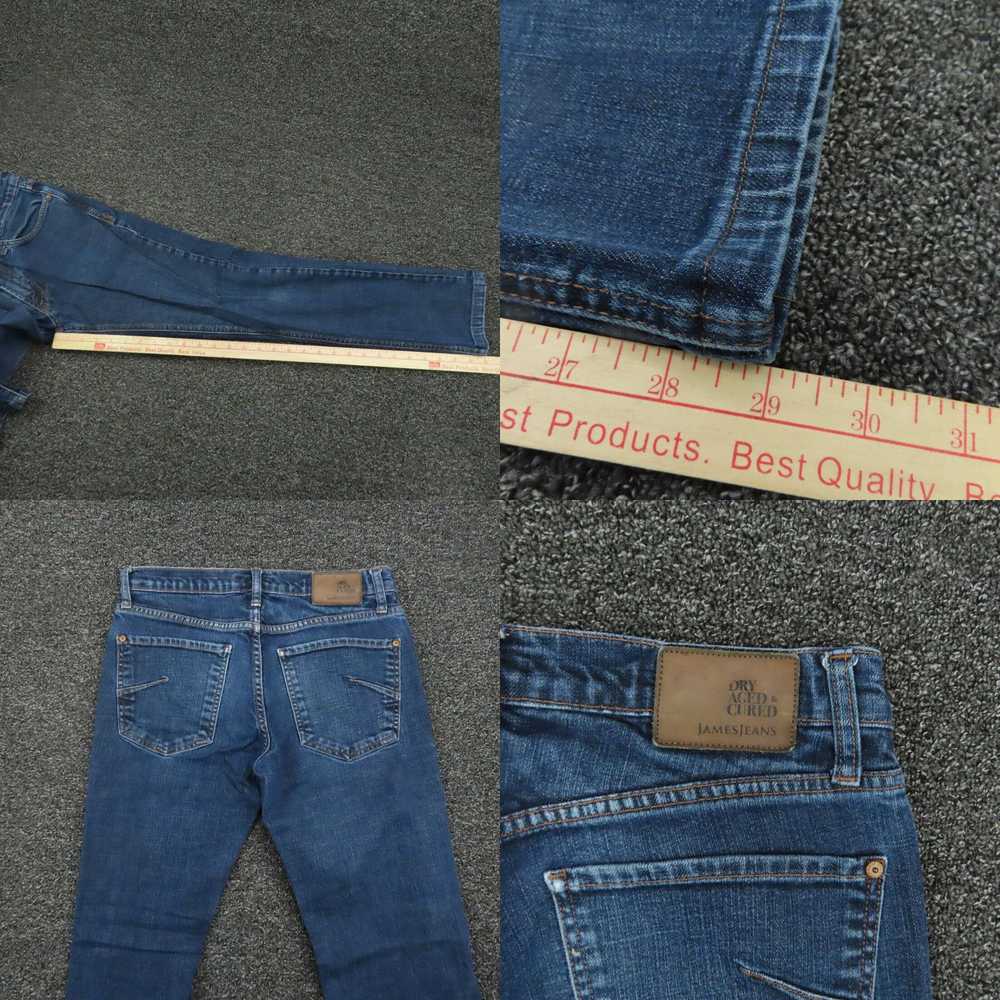 Vintage James Jeans Womens Size 30 Blue Denim Tap… - image 4