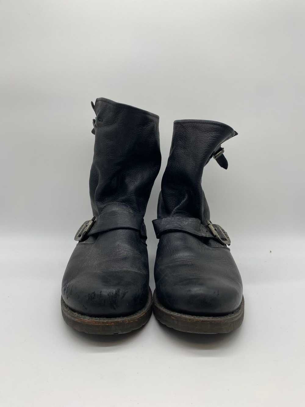 Frye Black Biker Boot Men 10 - image 1