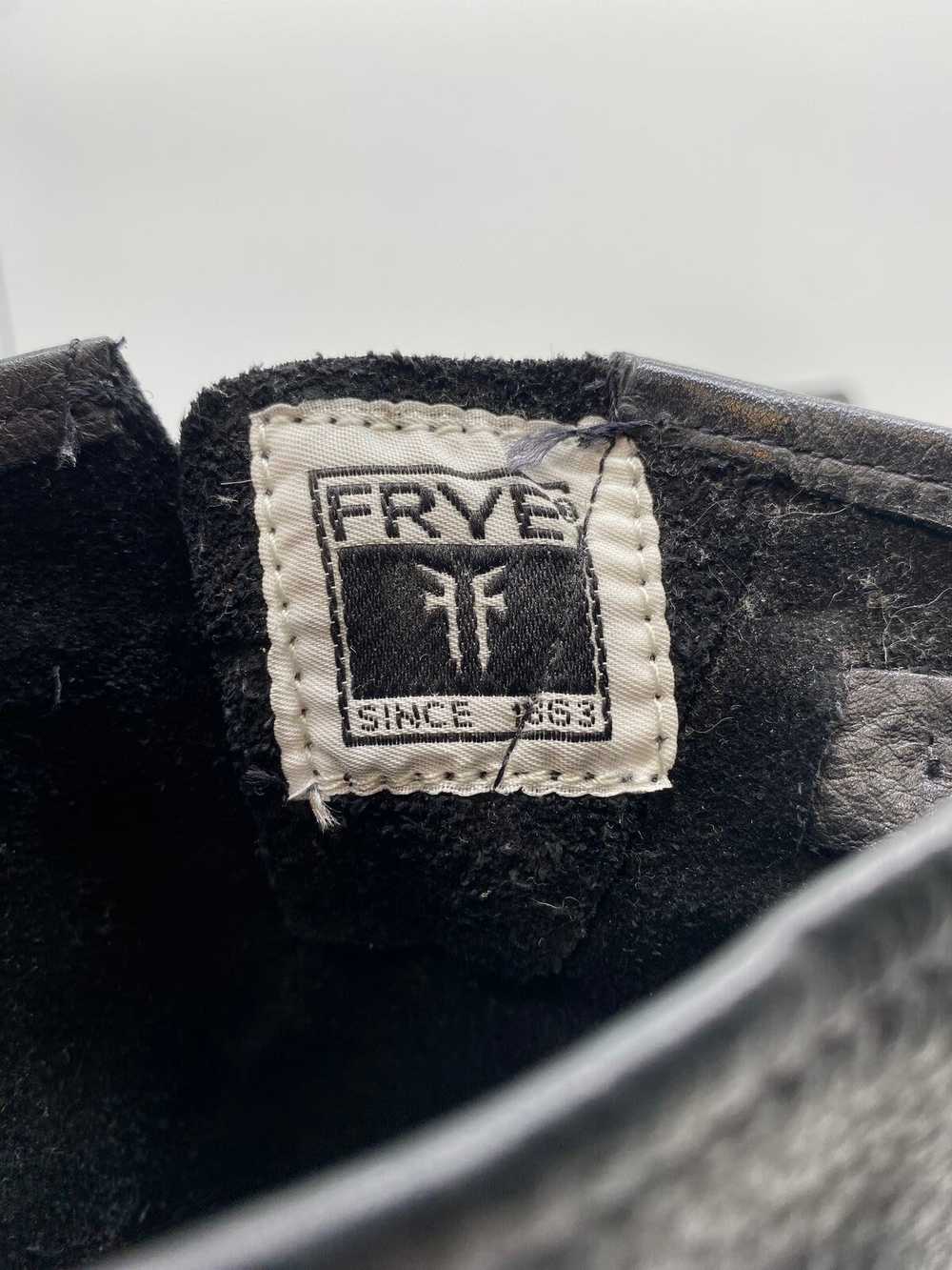 Frye Black Biker Boot Men 10 - image 7