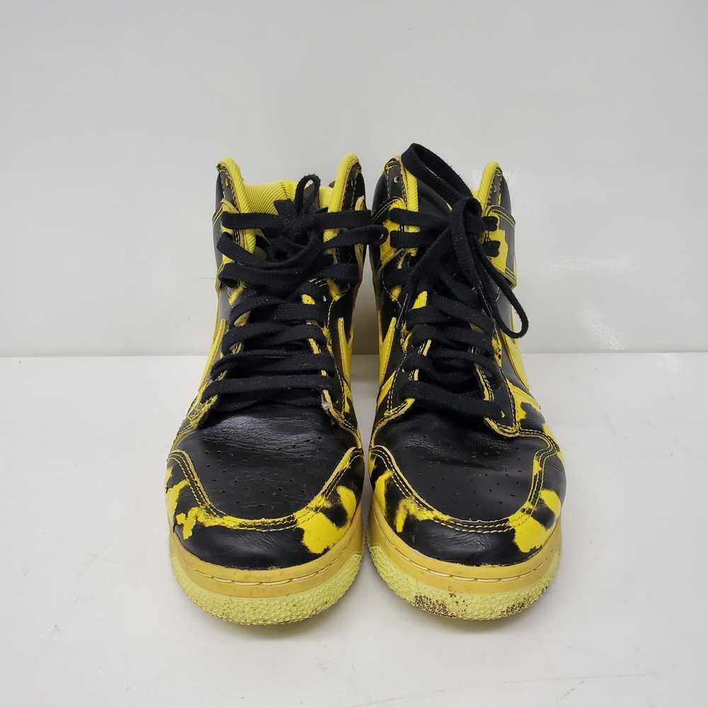 Nike 1985 Retro Dunk High Rise Yellow & Black Sne… - image 1