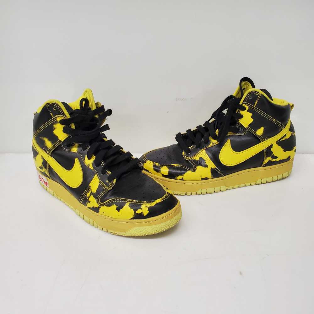 Nike 1985 Retro Dunk High Rise Yellow & Black Sne… - image 2