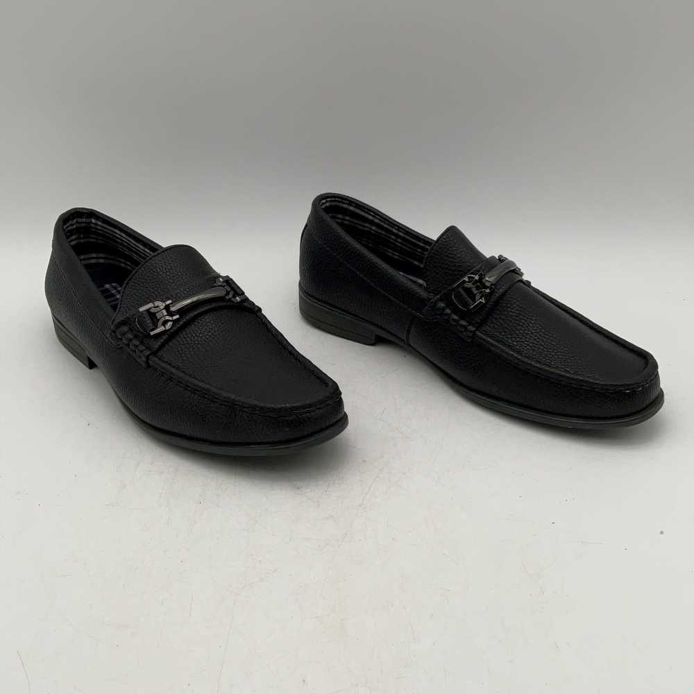 Andrew Fezza Mens Black Horsebit Moc Toe Slip-On … - image 2