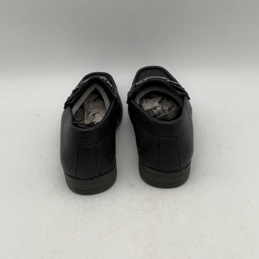 Andrew Fezza Mens Black Horsebit Moc Toe Slip-On … - image 4