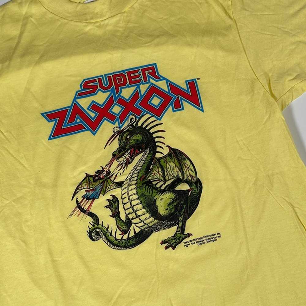 Vintage 1982 Sega Super Zaxxon Shirt Medium DEADS… - image 3