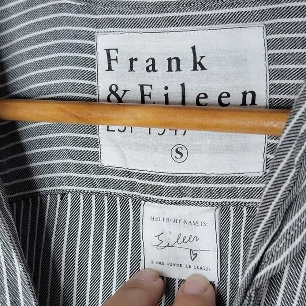 Frank & Eileen Small "EILEEN" Gray / White Stripe… - image 5