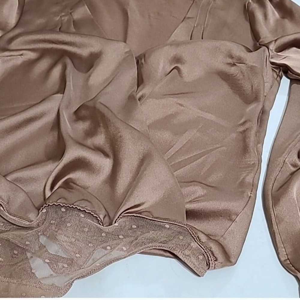 Abercrombie & Fitch  Satin Wrap Front Bodysuit - image 4