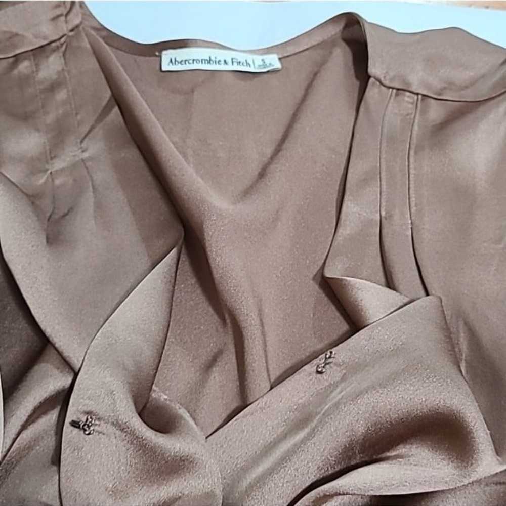 Abercrombie & Fitch  Satin Wrap Front Bodysuit - image 7