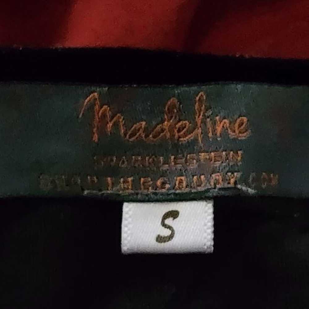 Madeline Sparklestein Embroidered Black Crushed V… - image 7