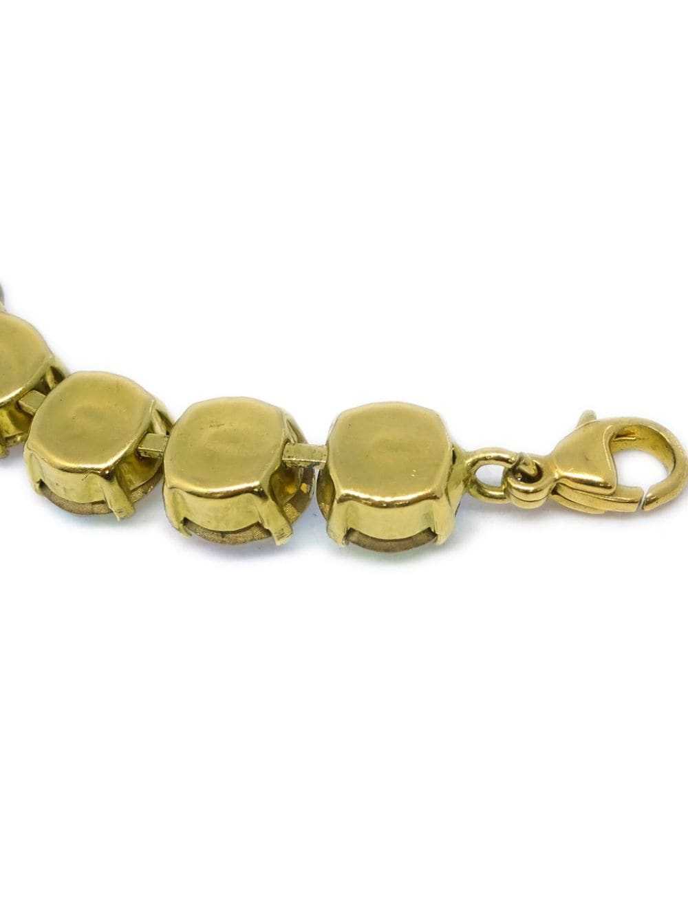 CHANEL Pre-Owned 1995 rhinestone chain anklet - G… - image 3
